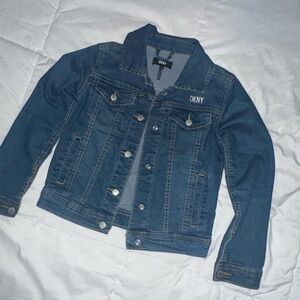 DKNY Kids Denim Blue Jean Jacket size 7